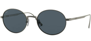 Persol PO 5001ST unisex Ruthenium Round Sunglasses