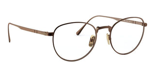 Persol PO 5002VT men Brown Round Eyeglasses