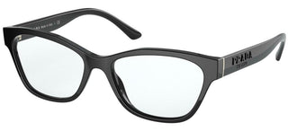 Prada PRADA PR 03WV women Black Geometric Eyeglasses