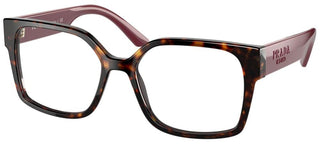 Prada PRADA PR 10WV women Havana Geometric Eyeglasses