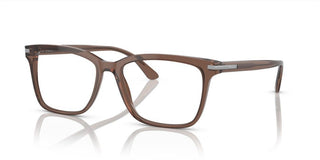 Prada Prada Pr 14wv Men Brown Geometric Eyeglasses