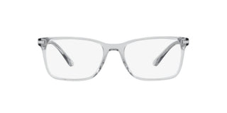 Prada PRADA PR 14WV men Grey Geometric Eyeglasses