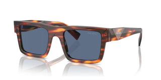 Prada PRADA PR 19WS men Havana Geometric Sunglasses