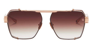 Balmain PREMIER unisex Rose gold Geometric Sunglasses