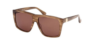 Max Mara PRISM MM0021 unisex Brown Geometric Sunglasses