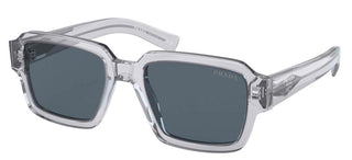 Prada PR 02ZS men Grey Geometric Sunglasses