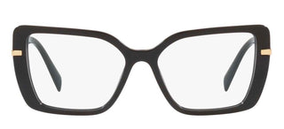 Prada PR 03ZV women Black Geometric Eyeglasses