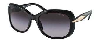 Prada PR 04ZS women Black Geometric Sunglasses