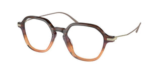 Prada PR 07YV women Brown Geometric Eyeglasses