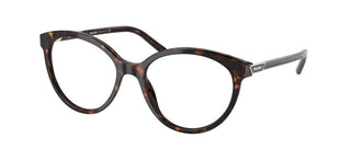 Prada PR 08YV women Havana Geometric Eyeglasses