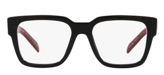 Prada PR 08ZV men Black Geometric Eyeglasses