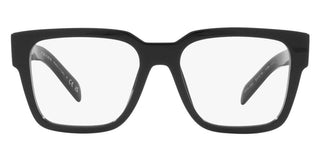 Prada PR 08ZV men Black Geometric Eyeglasses