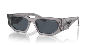 Prada PR 09ZS men Black Geometric Sunglasses