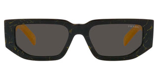 Prada PR 09ZS men Black Geometric Sunglasses