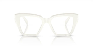 Prada PR 09ZV women White Geometric Eyeglasses