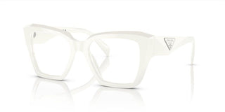 Prada PR 09ZV women White Geometric Eyeglasses