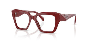 Prada PR 09ZV women Red Geometric Eyeglasses