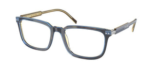 Prada PR 13YV men Blue Squared Eyeglasses