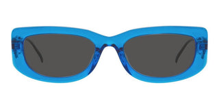 Prada PR 14YS women Blue Geometric Sunglasses