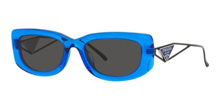 Prada PR 14YS women Blue Geometric Sunglasses