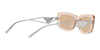 Prada PR 14YS women Transparent Geometric Sunglasses