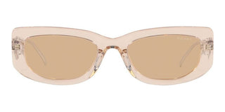 Prada PR 14YS women Transparent Geometric Sunglasses