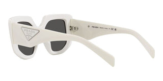 Prada PR 14ZS women White Geometric Sunglasses