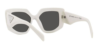 Prada PR 14ZS women White Geometric Sunglasses