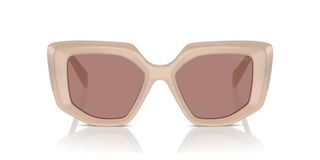 Prada PR 14ZS women Pink Geometric Sunglasses