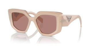 Prada PR 14ZS women Pink Geometric Sunglasses