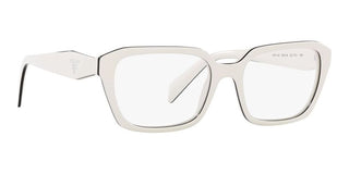 Prada PR 14ZV women White Squared Eyeglasses