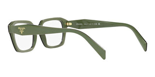 Prada PR 14ZV women Green Squared Eyeglasses