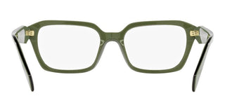 Prada PR 14ZV women Green Squared Eyeglasses