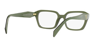 Prada PR 14ZV women Green Squared Eyeglasses