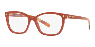 Prada PR 15ZV women Red Geometric Eyeglasses