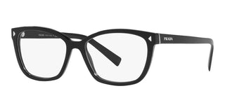 Prada PR 15ZV women Black Geometric Eyeglasses