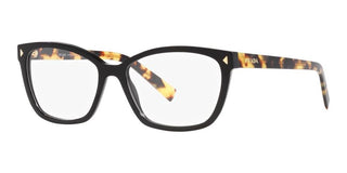 Prada PR 15ZV women Black Geometric Eyeglasses