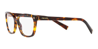 Prada PR 15ZV women Havana Geometric Eyeglasses