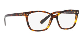 Prada PR 15ZV women Havana Geometric Eyeglasses