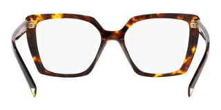 Prada PR 16ZV women Havana Butterfly Eyeglasses