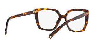 Prada PR 16ZV women Havana Butterfly Eyeglasses