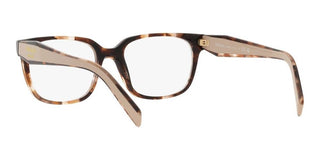 Prada PR 17ZV women Havana Squared Eyeglasses