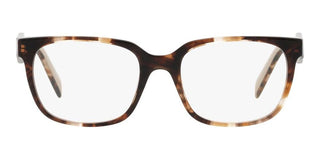 Prada PR 17ZV women Havana Squared Eyeglasses