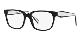 Prada PR 17ZV women Black Squared Eyeglasses