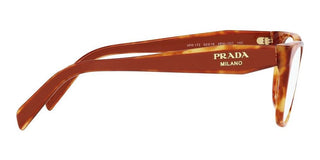 Prada PR 17ZV women Havana Squared Eyeglasses