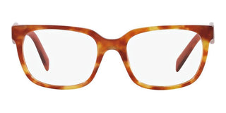 Prada PR 17ZV women Havana Squared Eyeglasses