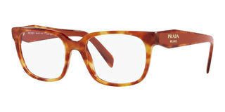 Prada PR 17ZV women Havana Squared Eyeglasses