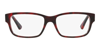 Prada PR 18ZV men Havana Geometric Eyeglasses