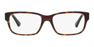 Prada PR 18ZV men Havana Geometric Eyeglasses