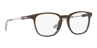 Prada PR 19ZV men Brown Geometric Eyeglasses